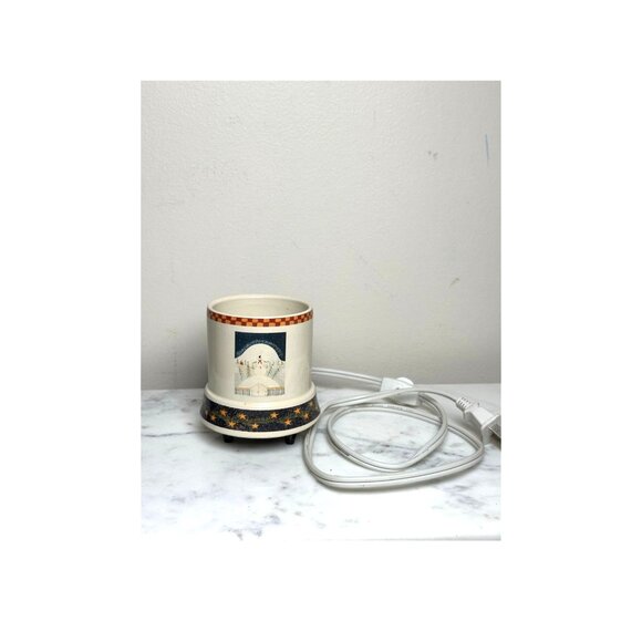 Crazy Mountain Electric Candle Warmer With Snowman & Stars design Works - Picture 7 of 7